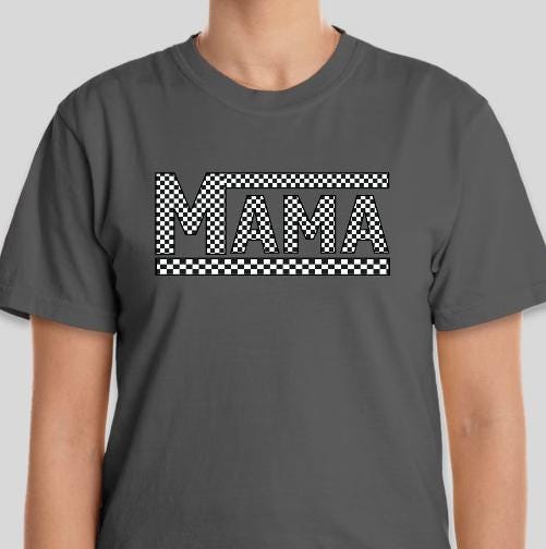 MAMA Checkered Racing Shirt