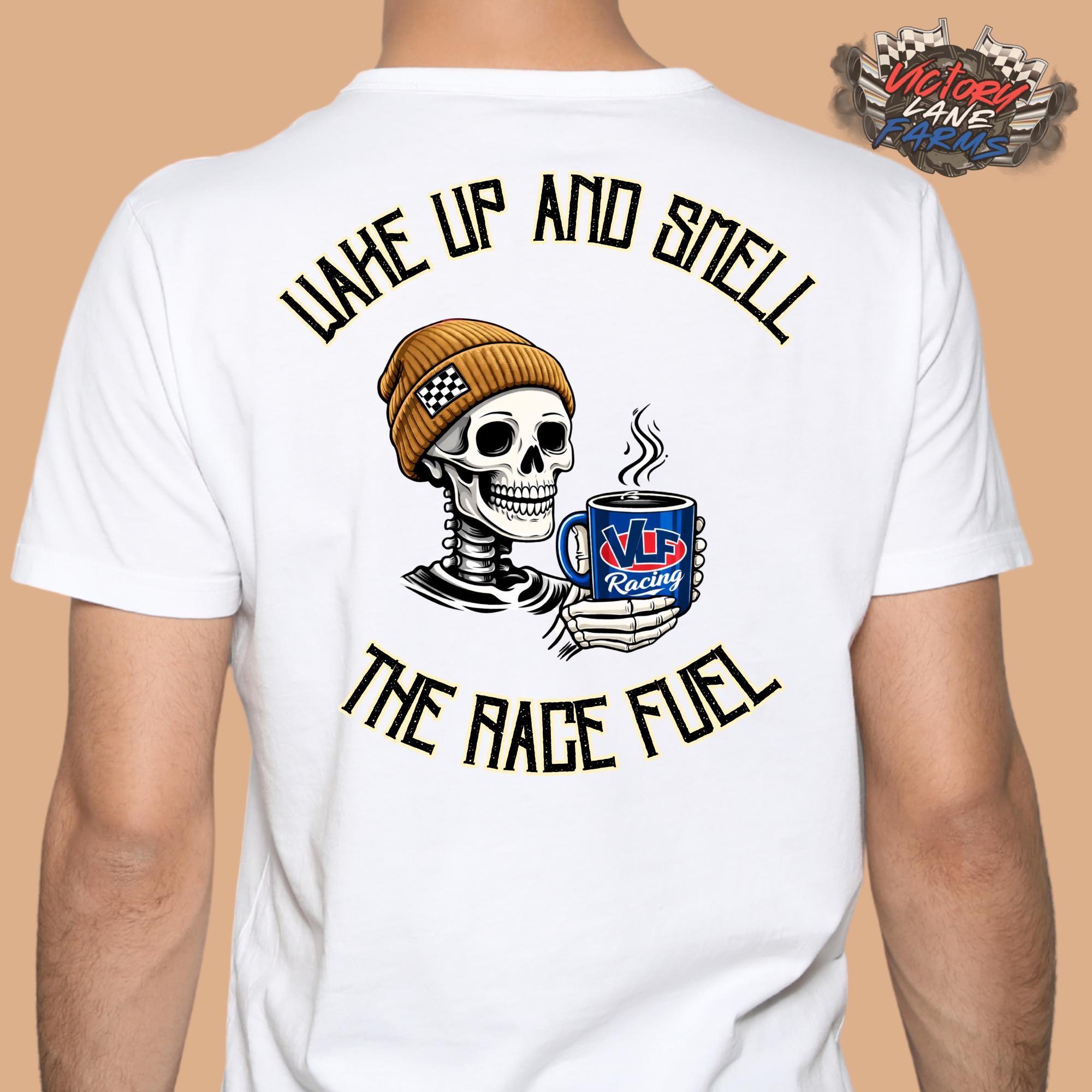 Wake Up Smell The Race Fuel Racing Shirt MALE