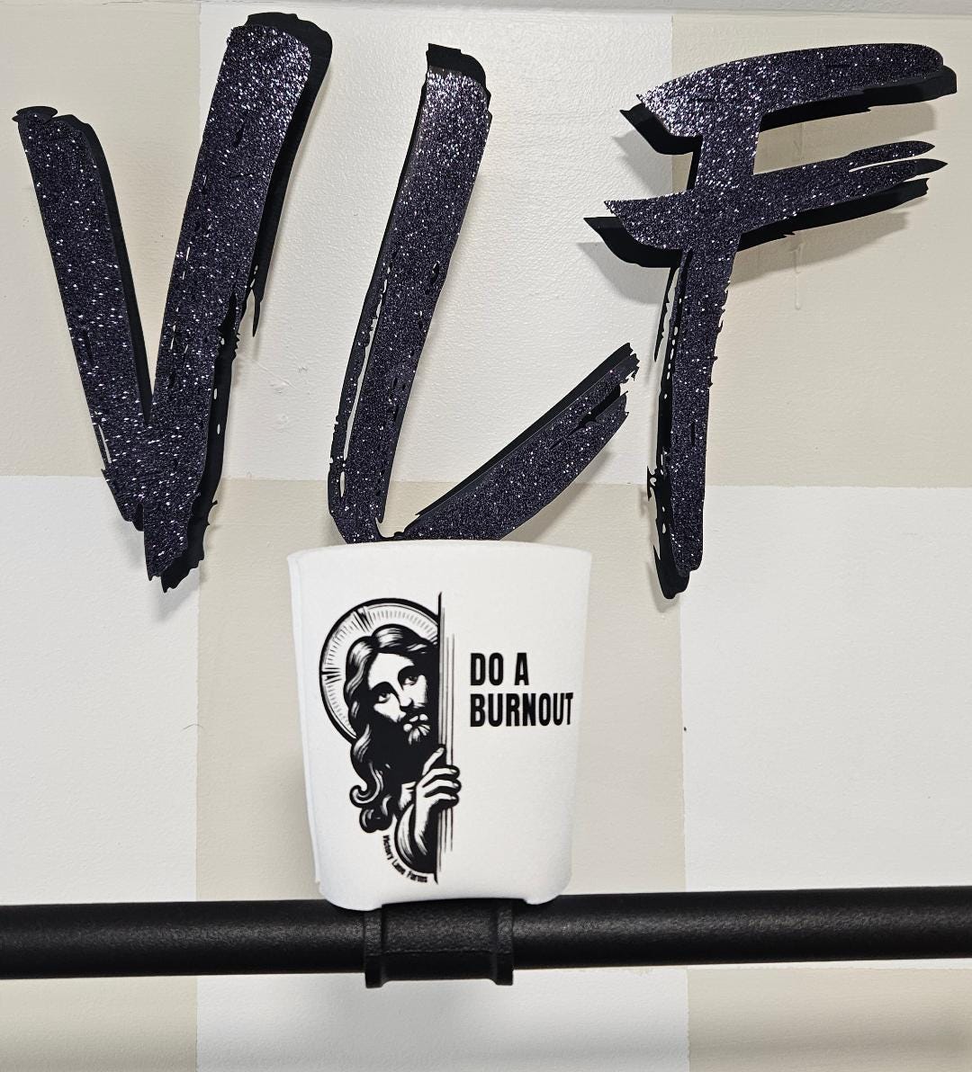 DO A BURNOUT Jesus Racing Can Cooler