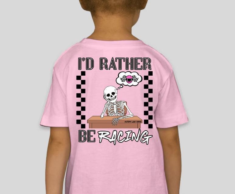 Kids Rather Be Racing Shirt