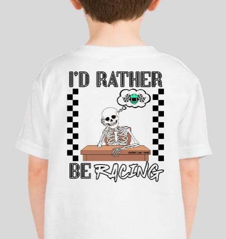 Kids Rather Be Racing Shirt