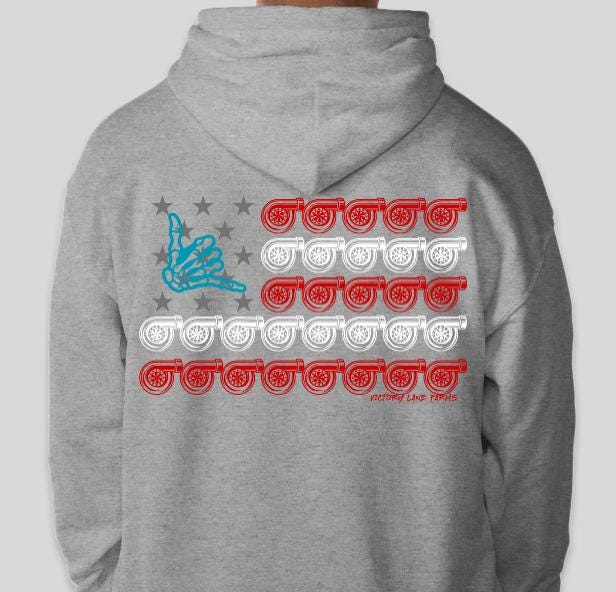 Turbo American Flag Hoodie