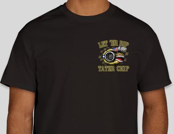 Turbo Let Er Rip Tater Chip Turbo T-Shirt