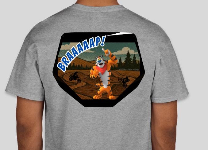 BRAAAP Tiger Moto Racing Shirt