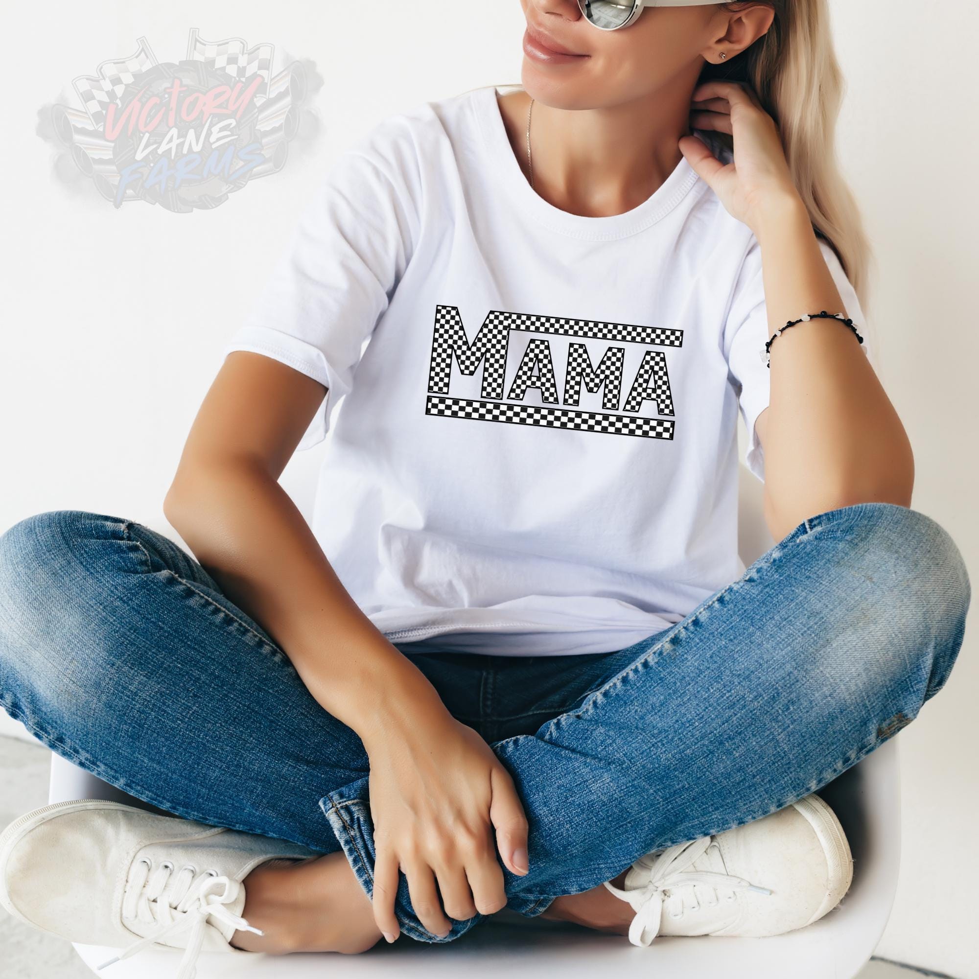 MAMA Checkered Racing Shirt