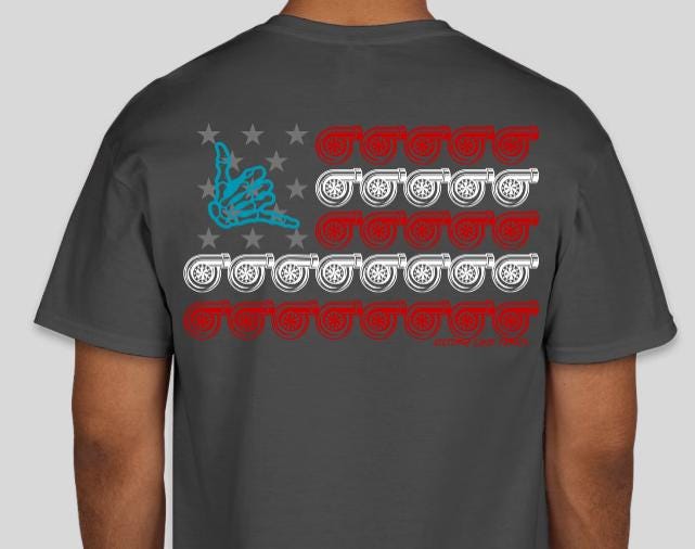 Turbo American Flag T-Shirt