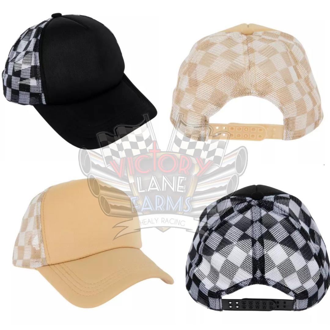 Checkered Flag Trucker Hat