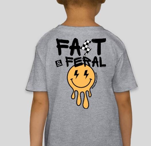 Kids 'Fast & Feral' Racing Tee
