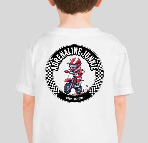 Kids Adrenaline Junkie Motocross Shirt