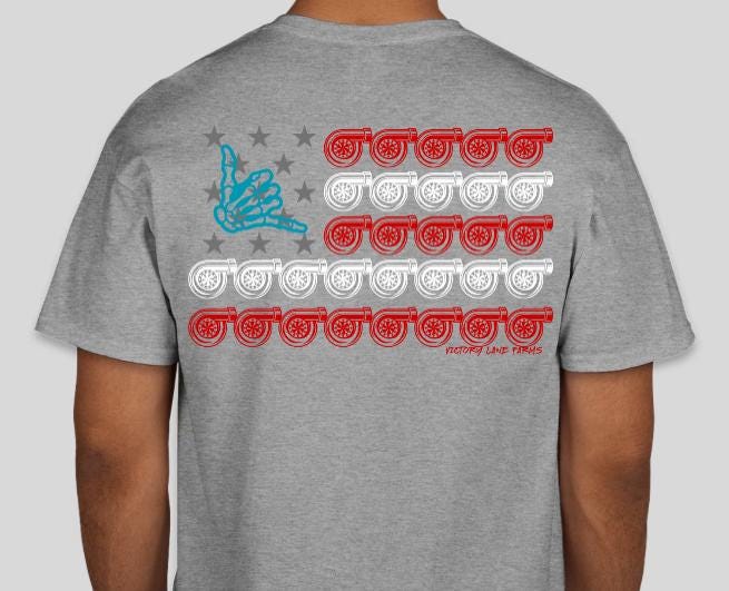 Turbo American Flag T-Shirt