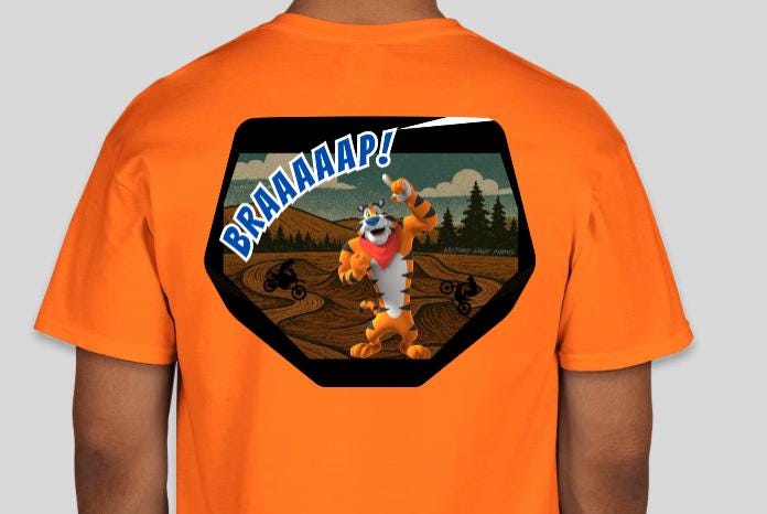 BRAAAP Tiger Moto Racing Shirt