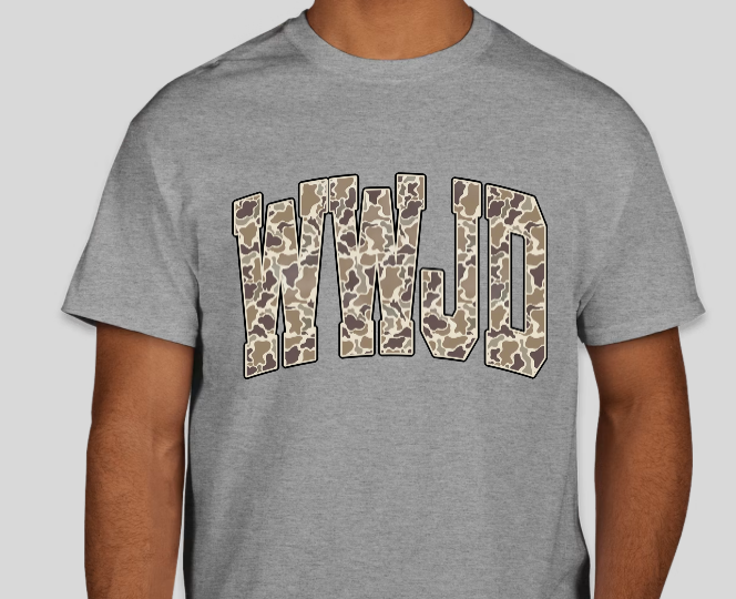 WWJD Camo T-Shirt