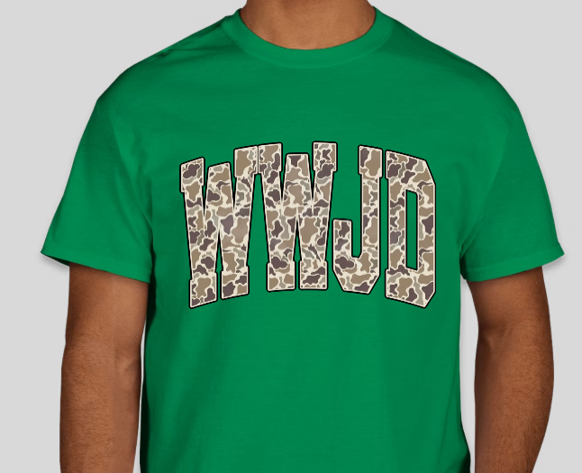 WWJD Camo T-Shirt