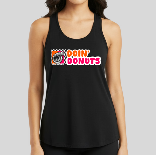 DOIN' DONUTS Turbo Ladies Tank