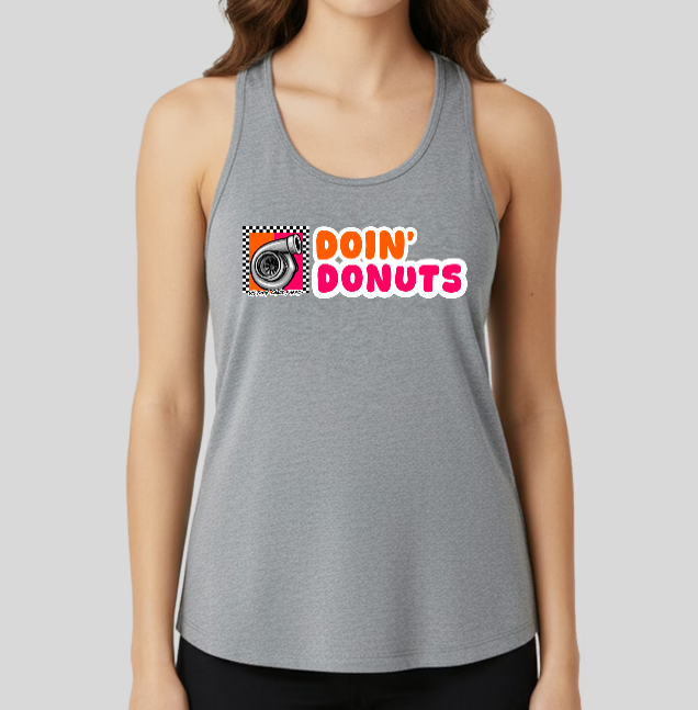DOIN' DONUTS Turbo Ladies Tank