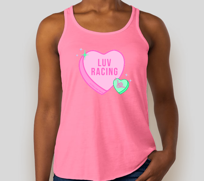 HEART CANDY 3 Sayings Ladies Tank