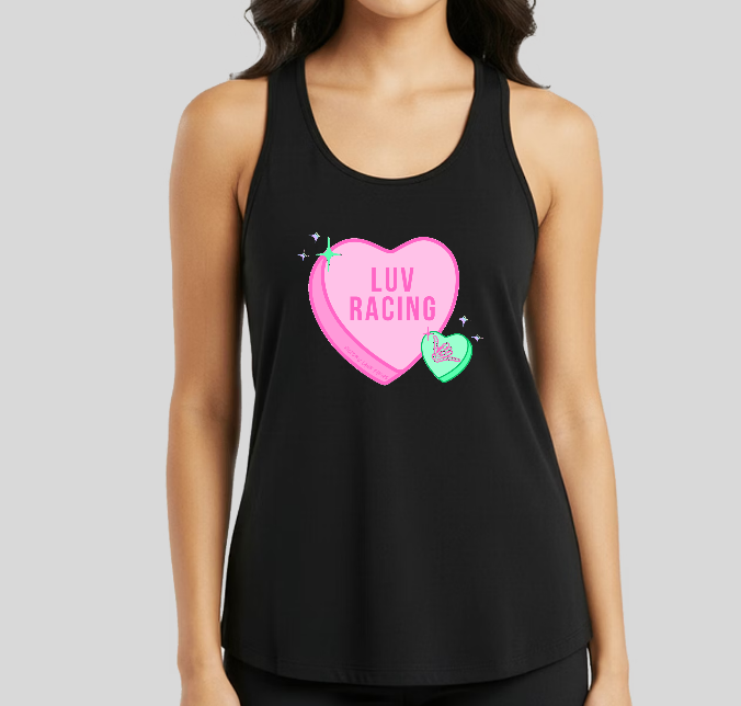 HEART CANDY 3 Sayings Ladies Tank