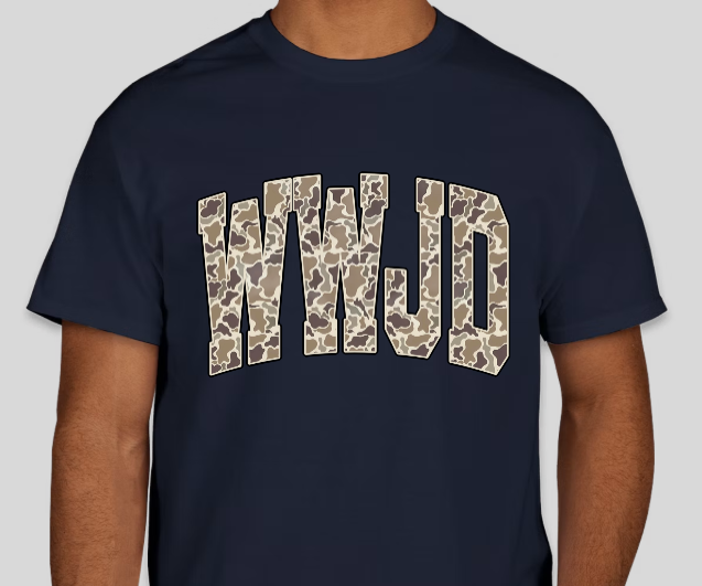 WWJD Camo T-Shirt