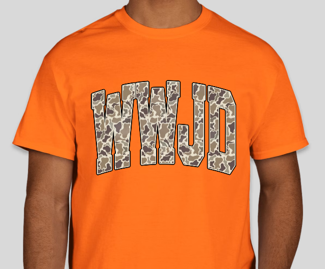 WWJD Camo T-Shirt
