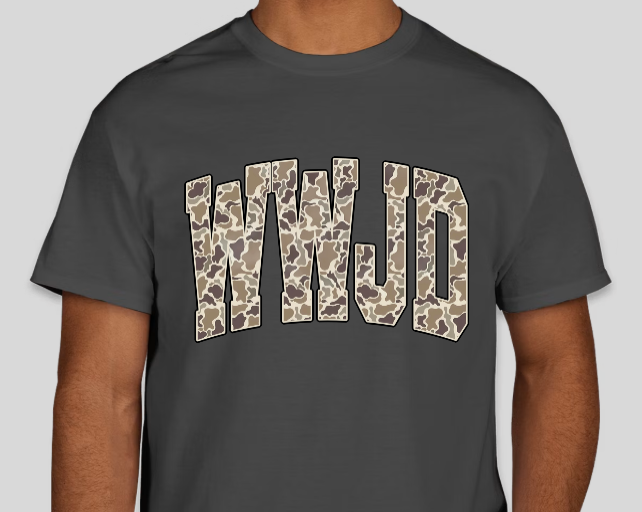 WWJD Camo T-Shirt