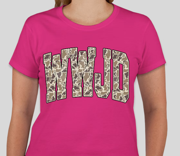 WWJD Camo T-Shirt