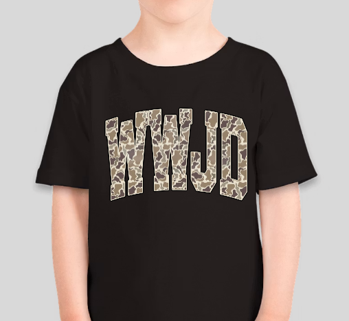 WWJD Camo T-Shirt