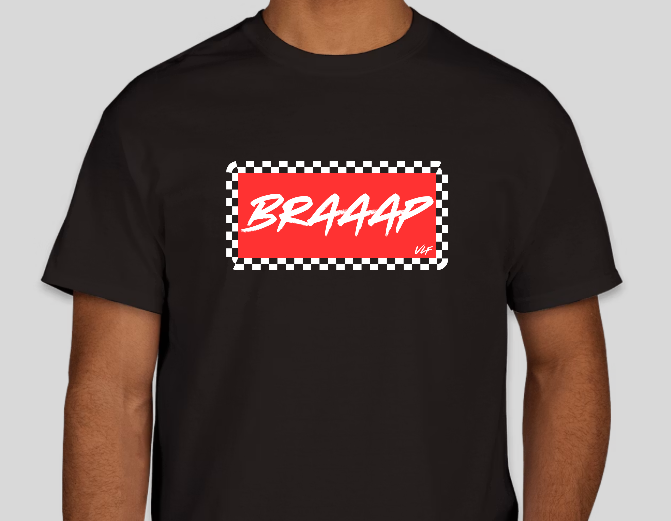 BRAAAP T-Shirt (Multiple Factory Racing Colors)