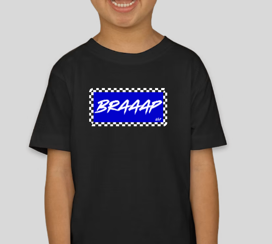 BRAAAP T-Shirt (Multiple Factory Racing Colors)