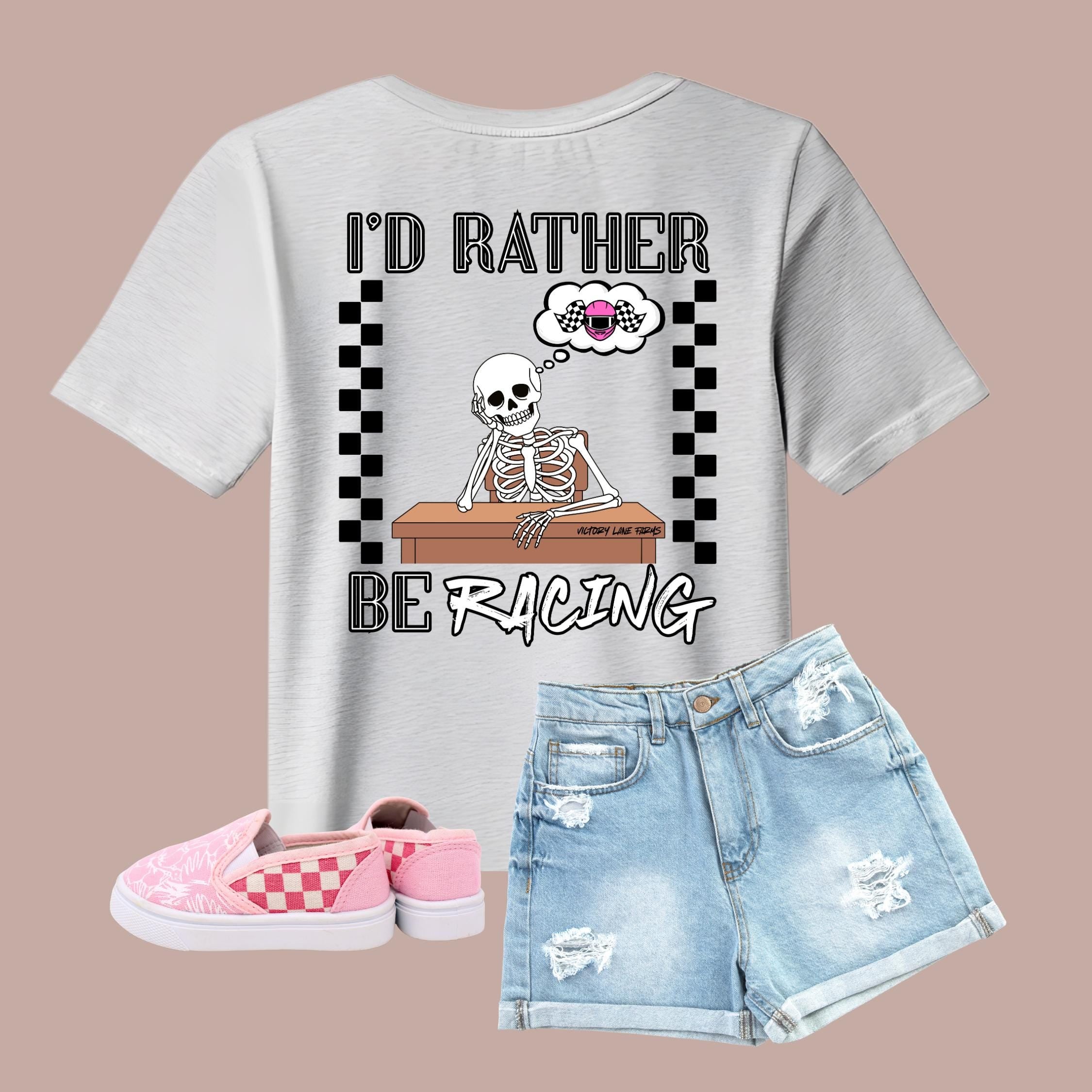 Kids Rather Be Racing Shirt