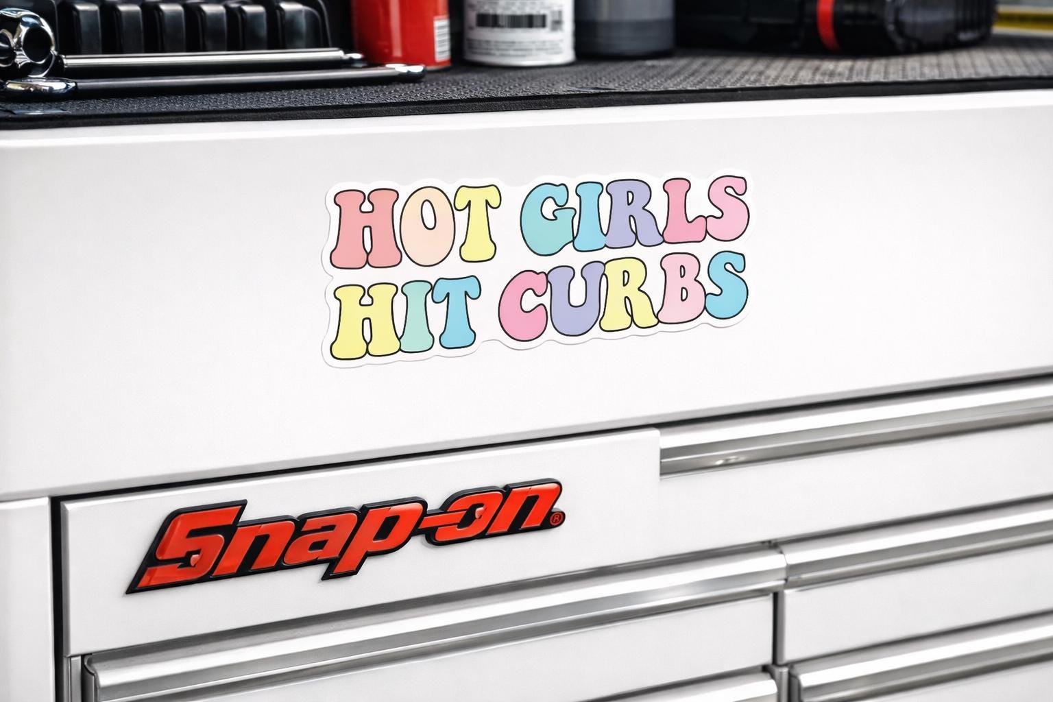 Hot Girls Hit Curbs Decal