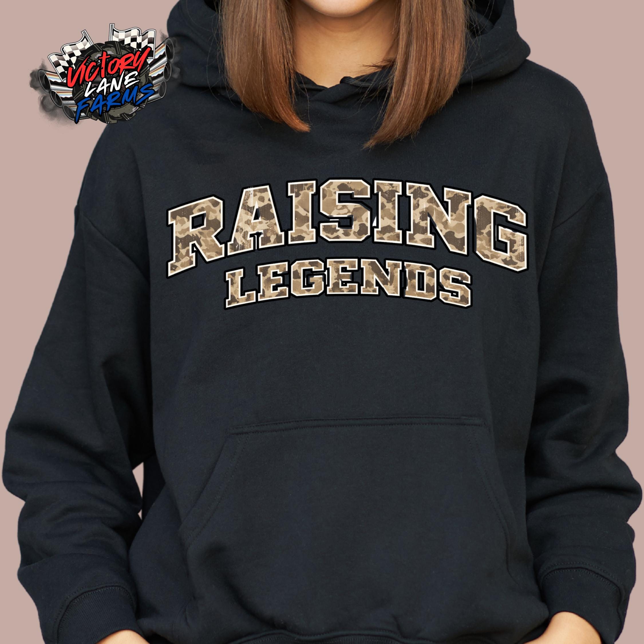 RAISING LEGENDS Camo Hoodie