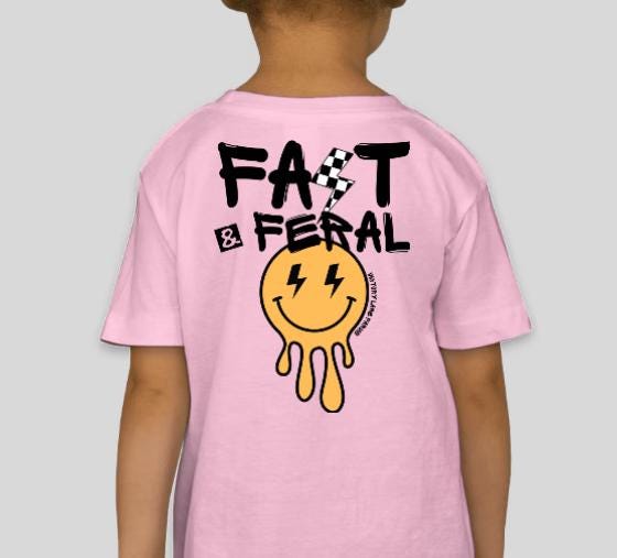 Kids 'Fast & Feral' Racing Tee