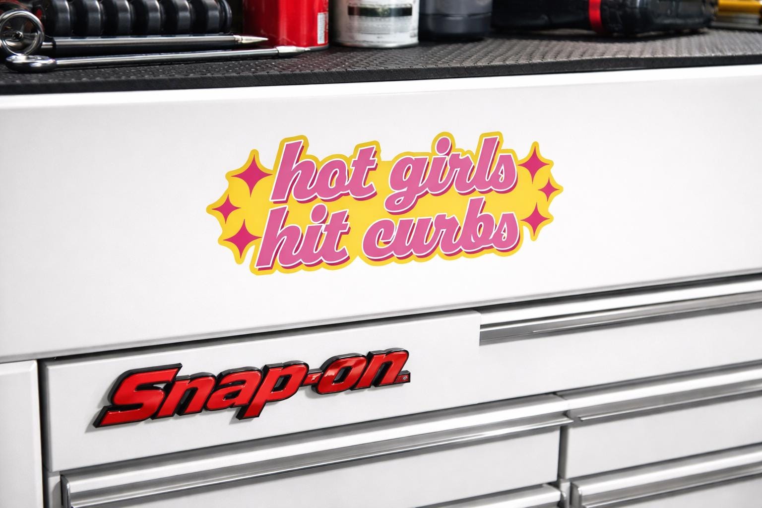Hot Girls Hit Curbs Decal