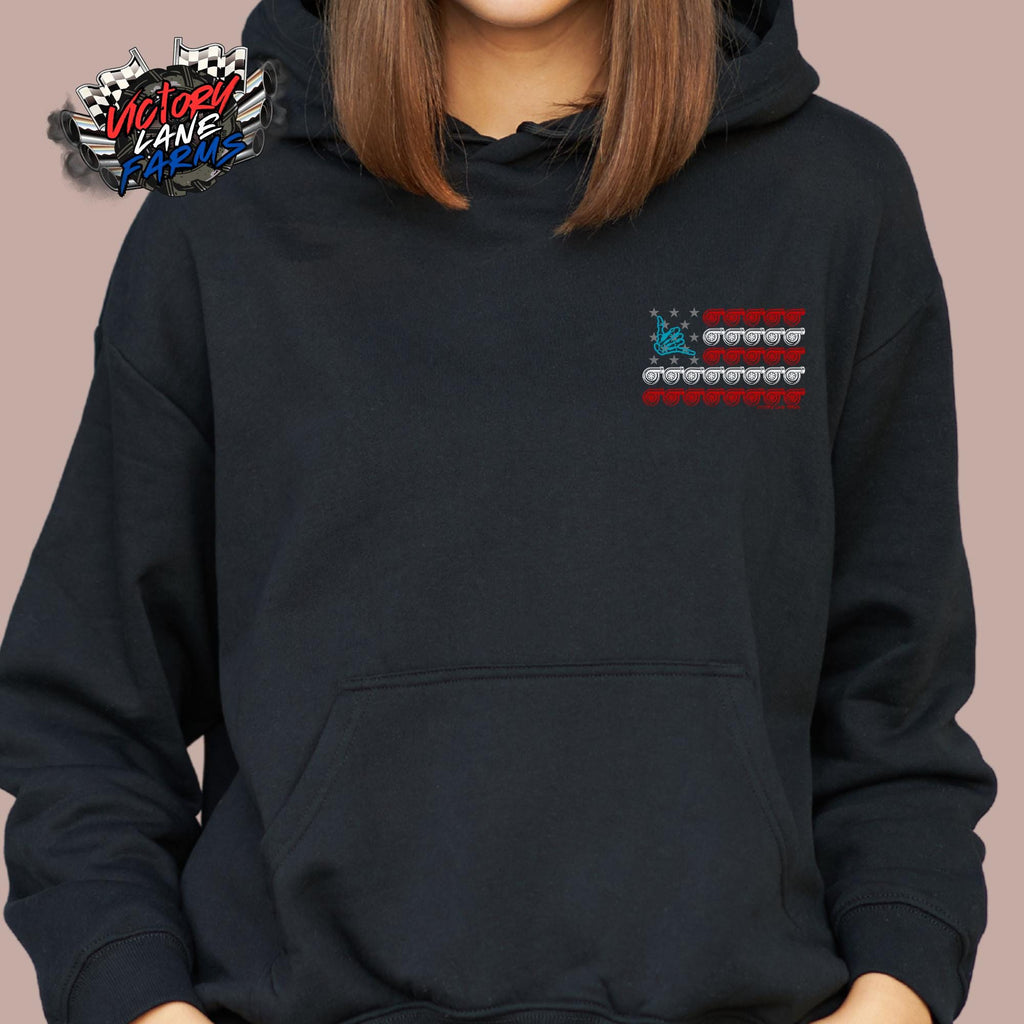 Turbo American Flag Hoodie
