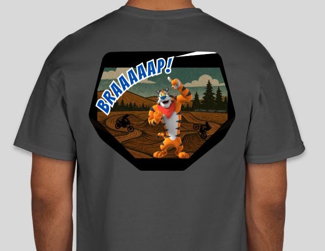 BRAAAP Tiger Moto Racing Shirt
