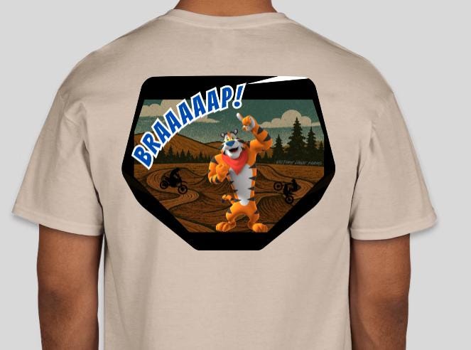 BRAAAP Tiger Moto Racing Shirt