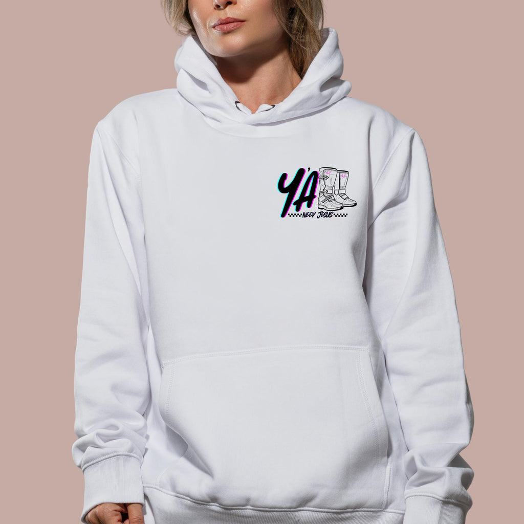 Ya'll Need Jesus Racing Hoodie